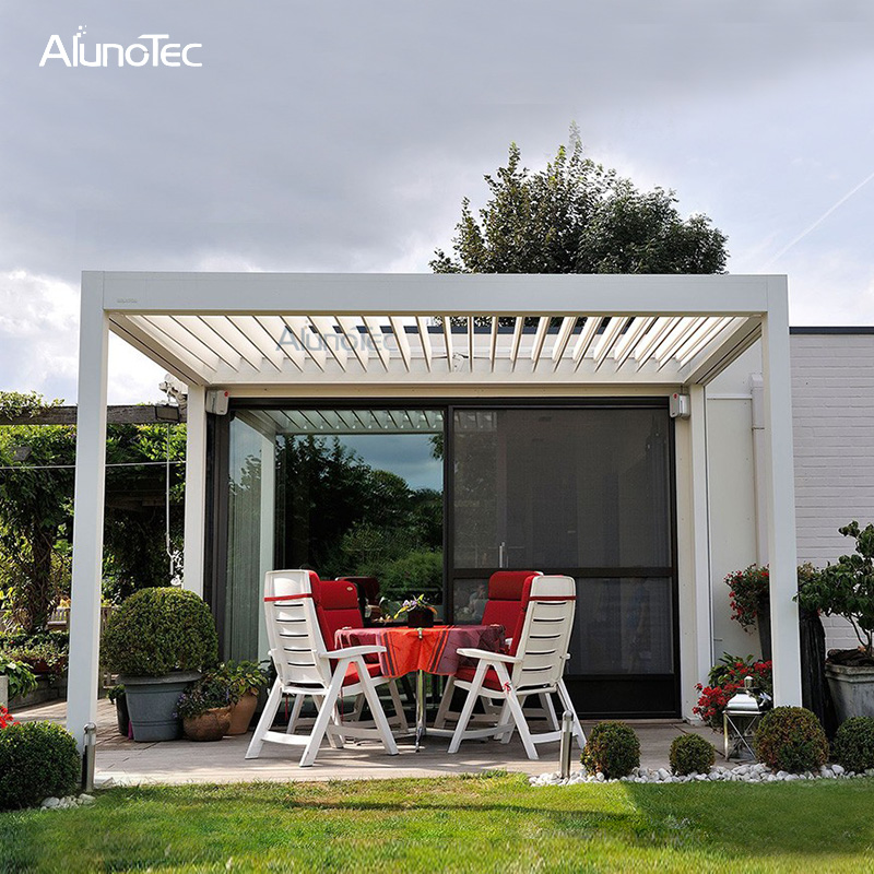 Outdoor Vergola Opening And Closing Pergola Louvre Roof System - Buy